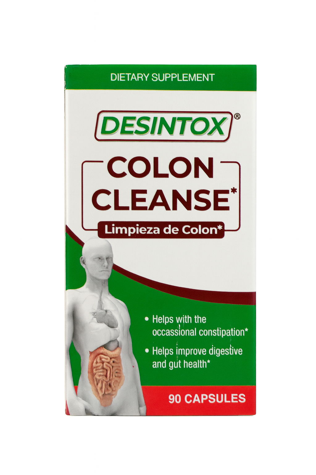 DESINTOX COLON CLEANSE 90 Capsulas - DEL NORTE STORE