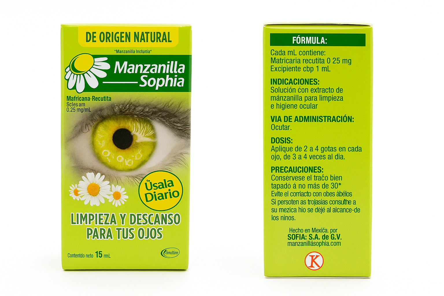 MANZANILLA SOPHIA Gotas 15ml MX